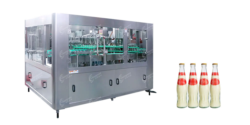 玻璃瓶豆奶灌裝機(jī)-2 玻璃瓶豆奶灌裝機(jī)-2